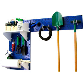 Wall Control Pegboard Garden Tool Board Organizer Blue/White 48