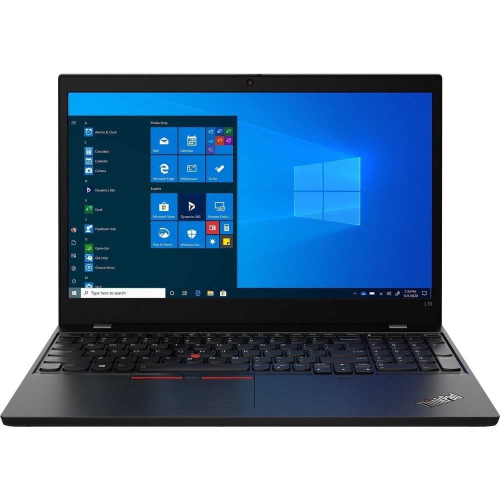 Lenovo ThinkPad L15 Gen1 20U7004CUS 15.6in Touchscreen Laptop - AMD Ryzen 5 PRO 4650U Hexa-core (6 Core) 2.10 GHz - 8 GB RAM - 256 GB SSD - Black - Windows 10 Pro - AMD Radeon Graphics MPN:20U7004CUS