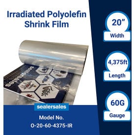 Sealer Sales O-IR Higher Performance Polyolefin CF Shrink Film 60 Ga. 20