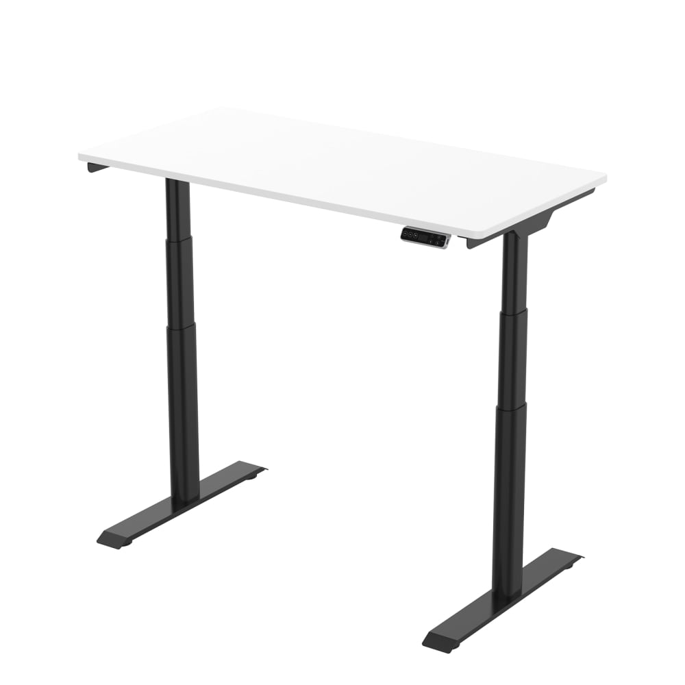 FlexiSpot E8 Electric 48inW Height-Adjustable Standing Desk, White/Black MPN:E8B4830W