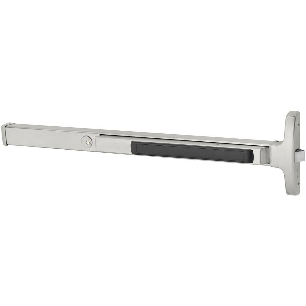 Push Bars, Material: Metal , Locking Type: Exit Device Only , Finish/Coating: Satin Stainless Steel , Maximum Door Width: 3ft , Minimum Door Width: 2.75ft  MPN:16-8504F 32D