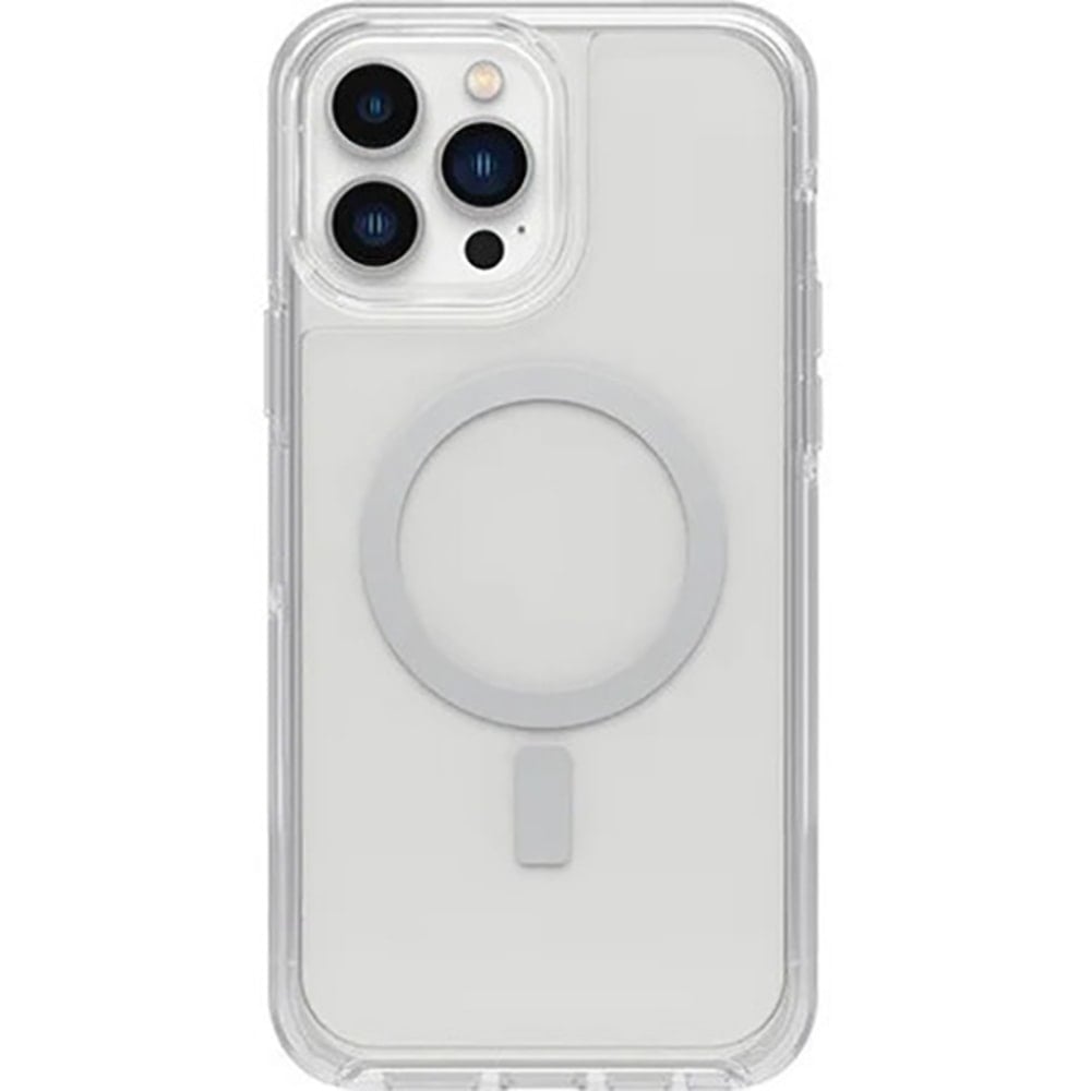 OtterBox iPhone 13 Pro Max/12 Pro Max Symmetry Series+ Antimicrobial Case for MagSafe - For Apple iPhone 13 Pro Max, iPhone 12 Pro Max Smartphone - Clear - Bump Resistant, Drop Resistant, Bacterial Resistant (Min Order Qty 2) MPN:77-83662