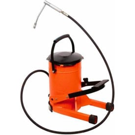 Groz 44255 High Pressure Foot Operated Grease Pump 22 Pound (10kg) Bucket Capacity FOP/10A