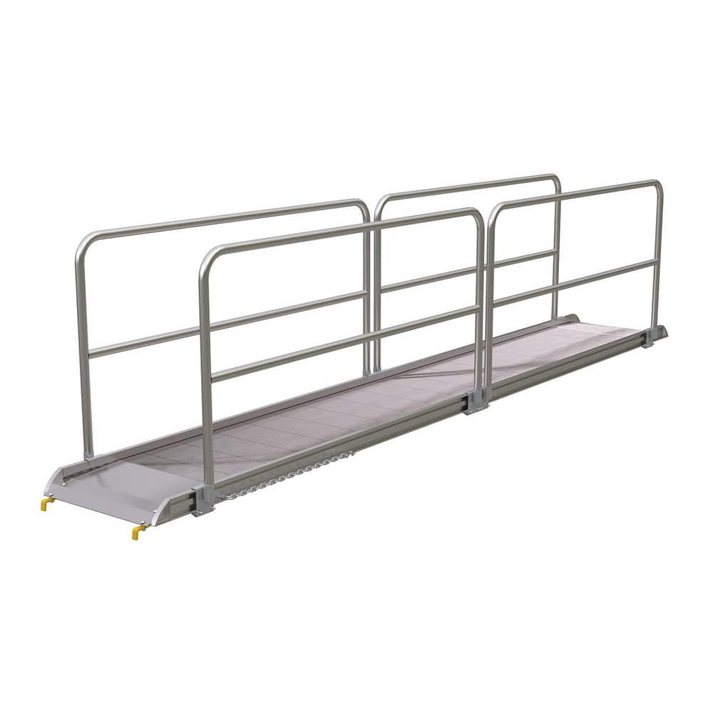 Risers & Ramps, Ramp Type: Walk Ramp , Material: Aluminum , Load Capacity (Lb.): 1000 , Load Capacity: 1000 , Height (Inch): 45.3125in  MPN:AWR-28-16B-HR