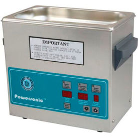 Ultrasonic Table Top Part Cleaning System - Digital Timer/Heat/Power Control .75 Gal 45 kHz 115V 0230PD045-1