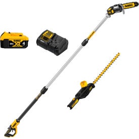 Dewalt® 20V MAX Lithium-Ion Cordless Pole Saw & Pole Hedge Trimmer Combo Kit DCKO86M1