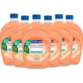 Softsoap® Antibacterial Liquid Hand Soap Refills Fresh 50 oz. Orange 6/Case US05261A