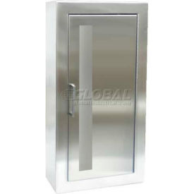 Activar Inc. SS Fire Extinguisher Cabinet Vertical Acrylic Window Surface Mount 1033V10