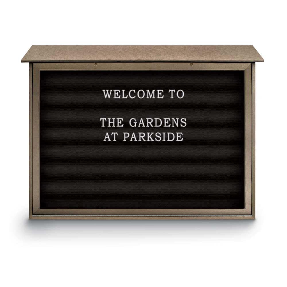 Enclosed Letter Board: 52