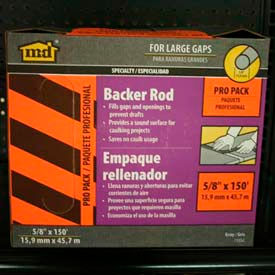 M-D Backer Rod Pro Pack 71552 Gray 5/8