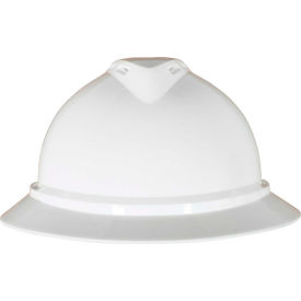MSA V-Gard® 500 Hat Vented 4-Point Fas-Trac III White - Pkg Qty 20 10167911