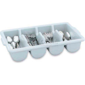 Vollrath® Traex Cutlery Box 52651 Polyethylene Gray - Pkg Qty 12 52651