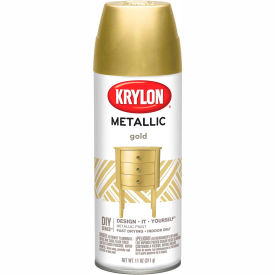 Krylon Metallic Paint Gold Metallic - K01706007 - Pkg Qty 6 K01706007