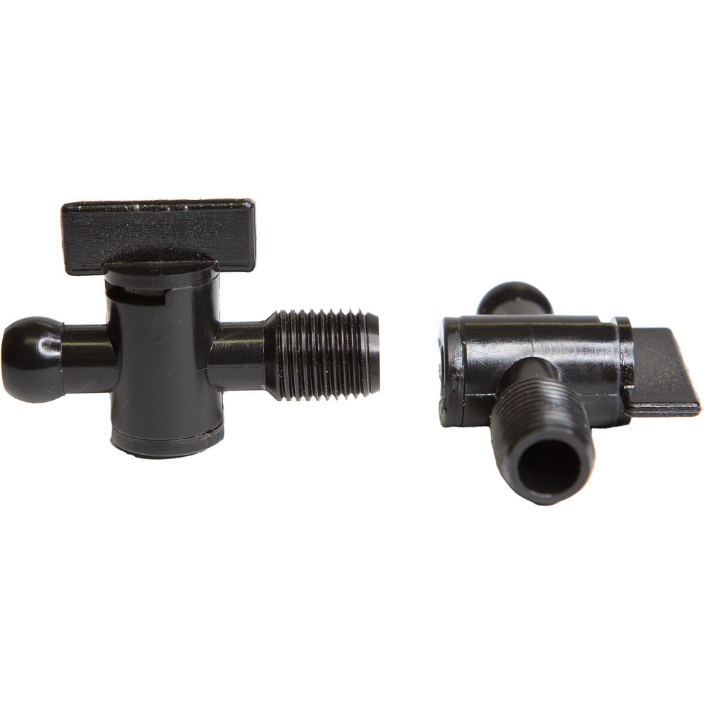 Coolant Hose Valves, Hose Inside Diameter (Inch): 1/4 , System Size: 0.25in , Connection Type: Male Snap-Loc x Male , Body Material: POM , Thread Size: 1/4in  MPN:8525-342