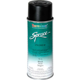 Spruce General Use Spray Paint 16 Oz. Black 12 Cans/Case - 98-16 98-16