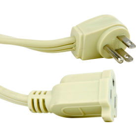 Sunlite® Medium Duty Appliance Extension Cord 14/3 Gauge 15A 125V 6'L Beige/Gray 04150-SU