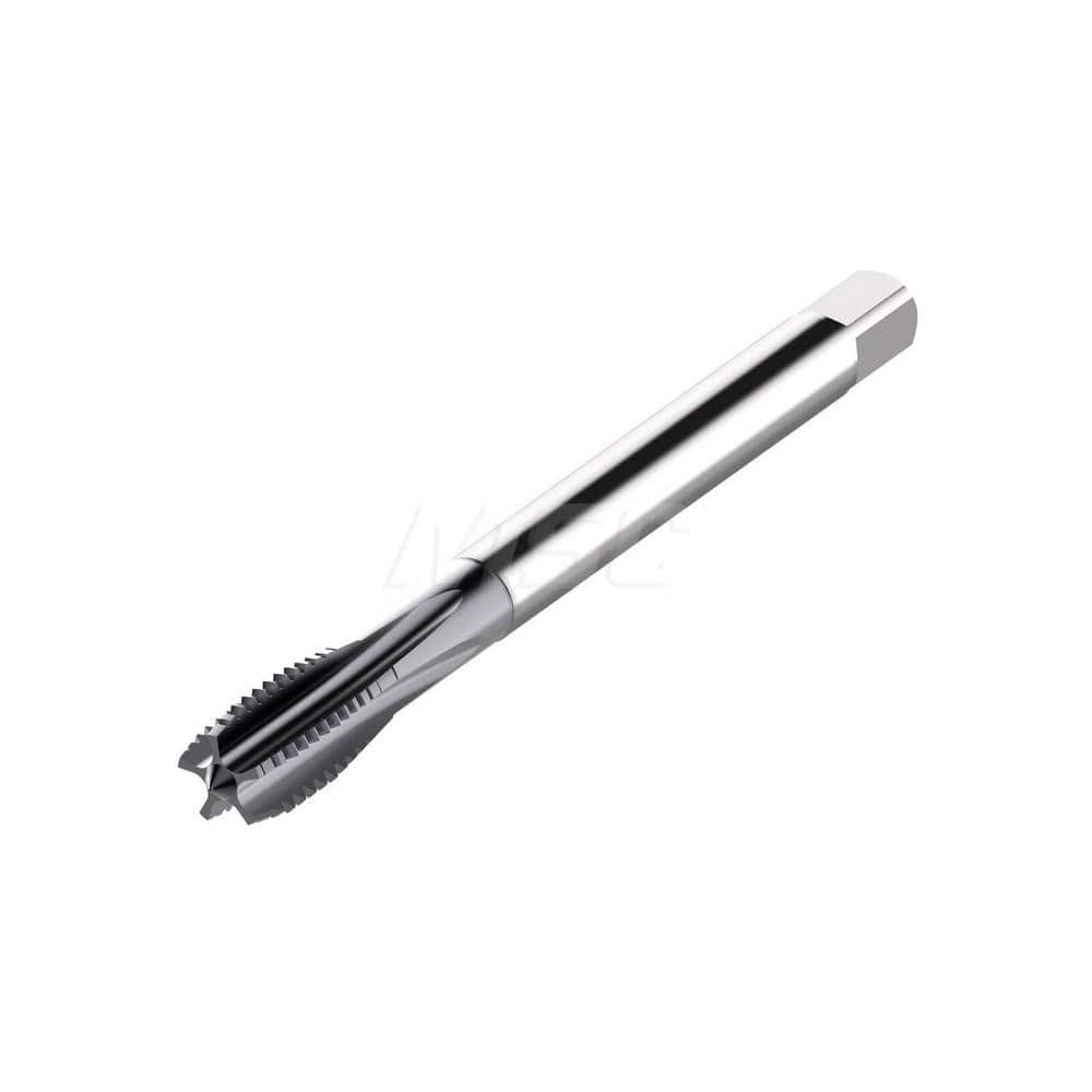 Straight Flute Tap: M8x1.25 Metric, 5 Flutes, Modified Bottoming, 6HX Class of Fit, Powdered Metal High Speed Steel, TiAlN Coated MPN:03305503