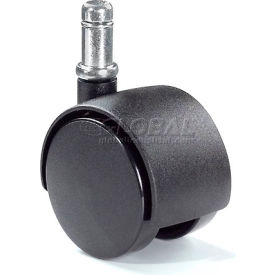 Algood Dual Disc Series Chair Caster with Non-Locking Nylon Wheel 03T4-050-437SX7/8 - Stem Type E 03T4-050-437SX7/8