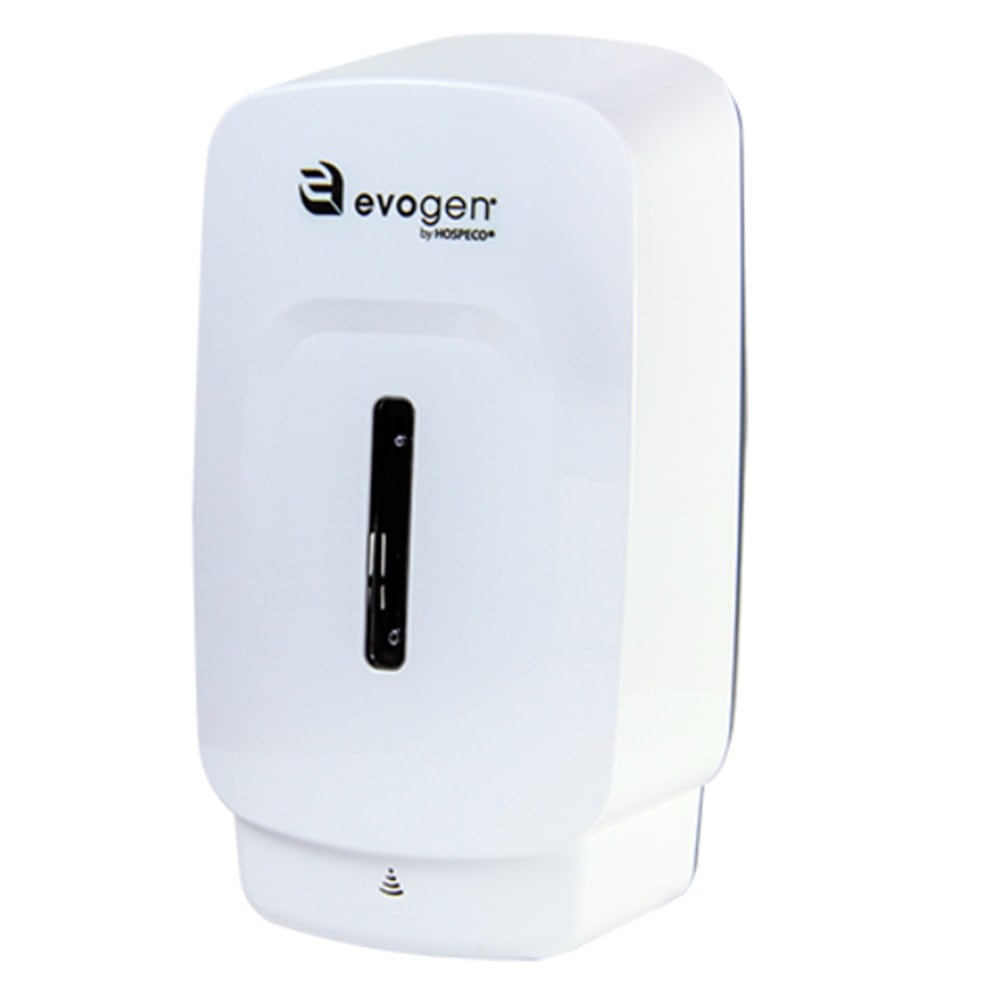 Hospeco EvoGen No-Touch Foam Wall-Mounted Toilet Seat Cleaner Dispenser, 9-1/2inH x 5-1/8inW x 4inD, White MPN:EVNT5-FDIS