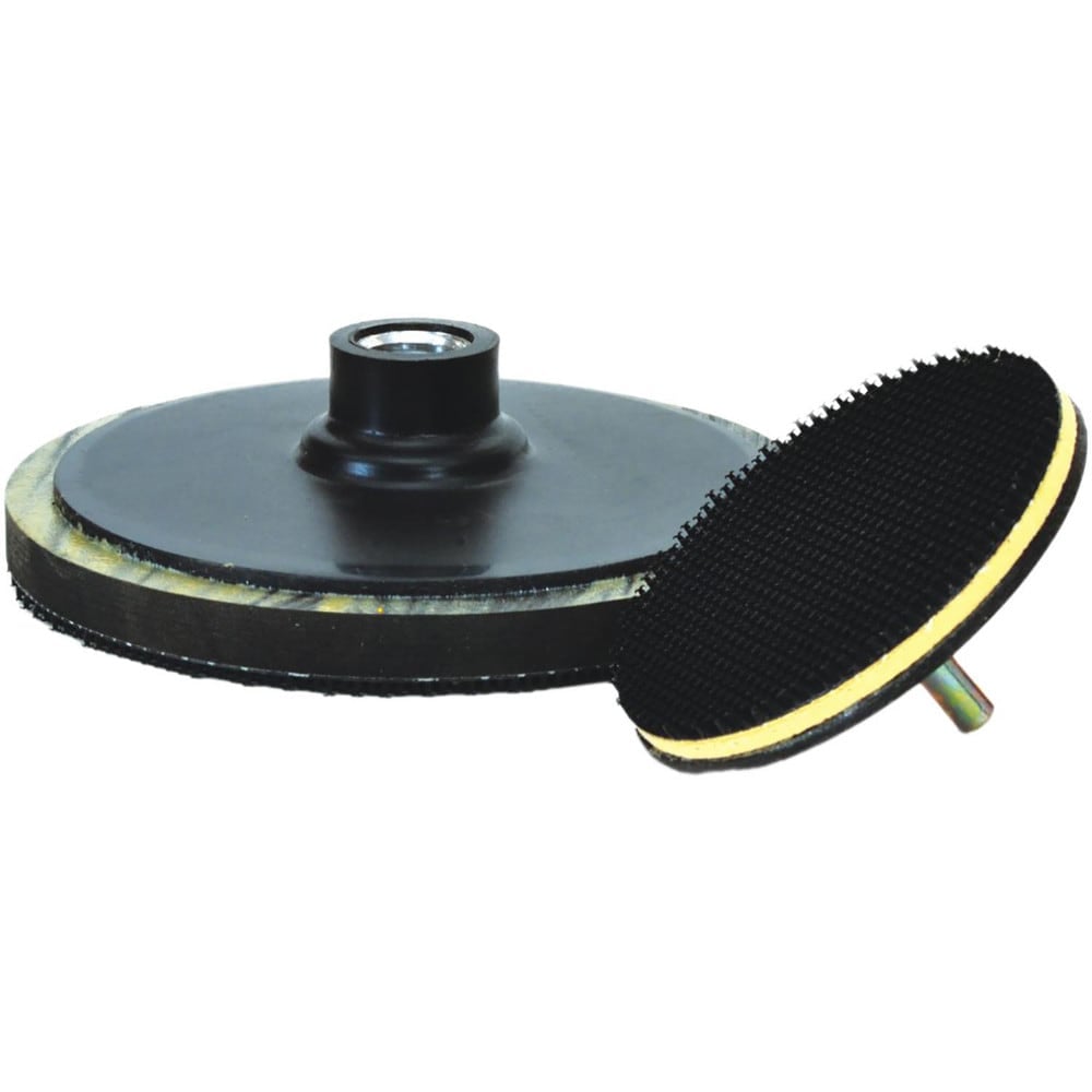 Disc Backing Pads, Pad Diameter (Inch): 3 , Backing Pad Type: Hook & Loop , Thread Size: 1/4 , Shank Diameter (Inch): 1/4  MPN:53903