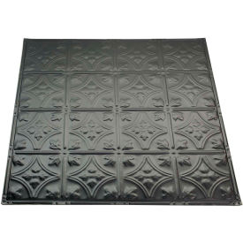 Great Lakes Tin Hamilton 2' X 2' Lay-in Tin Ceiling Tile in Argento - Y52-07 Y52-07