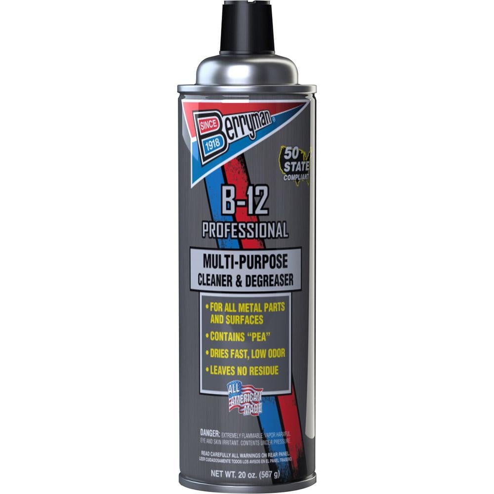 Automotive Cleaners & Degreaser, Product Type: B-12 Multi-Purpose Cleaner & Degreaser , Container Type: Aerosol Can , Container Size: 20 oz  MPN:1620