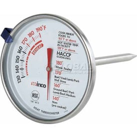 Winco TMT-MT3 Dial Meat Thermometer - Pkg Qty 12 TMT-MT3