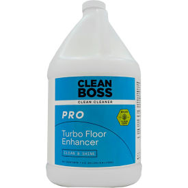 CleanBoss Clean Cleaner Turbo Floor Enhancer 1 Gallon Bottle 4/Case 12061427