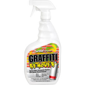 Nilodor Certified® Graffiti Spray Paint Oil & Water Based Enamel Remover Quart Bottle 6/CS C517-009