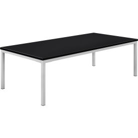 Interion® Wood Coffee Table with Steel Frame - 48