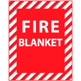 Fire Safety Sign - Fire Blanket - Vinyl FBPP