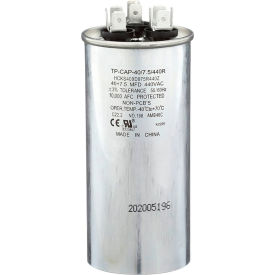 Tradepro® Run Capacitor 40 + 7.5 MFD 440V Round TP-CAP-40/7.5/440R