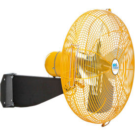 Airmaster Fan DJ-WMF24-2SPH-DC 24 Inch  Wall  Fan  Yellow 1/3 HP 5280 CFM  Non-Oscillating 10740K