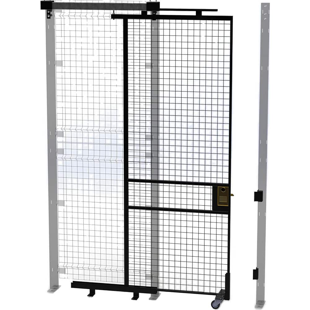 Temporary Structure Partitions, Overall Height: 96in , Width (Inch): 34 , Overall Depth: 1.5in , Construction: Welded , Material: Steel  MPN:V590308