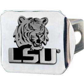 Louisiana State University - 3-D Chrome Hitch Cover 3-3/8