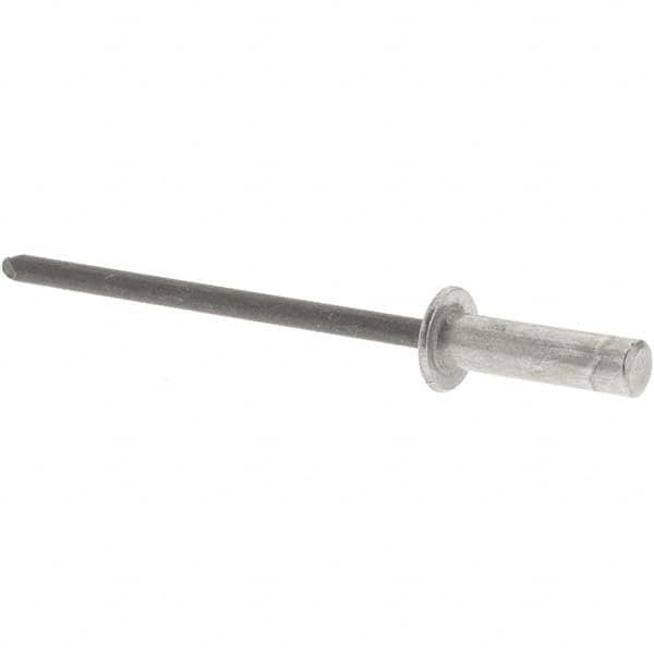 Closed End Sealing Blind Rivet: Size 44, Dome Head, Aluminum Body, Steel Mandrel MPN:34153