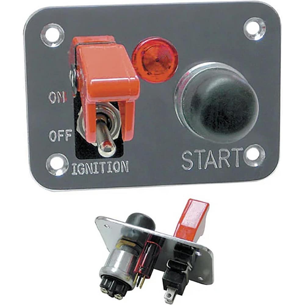 Automotive Switches, Switch Type: Ignition , Number Of Connections: 2 , Sequence: On-Off , Amperage: 25 , Voltage: 12 , Color: Black MPN:20280