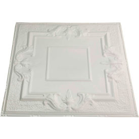 Great Lakes Tin Niagara 2' X 2' Lay-in Tin Ceiling Tile in Antique White - Y54-02 Y54-02