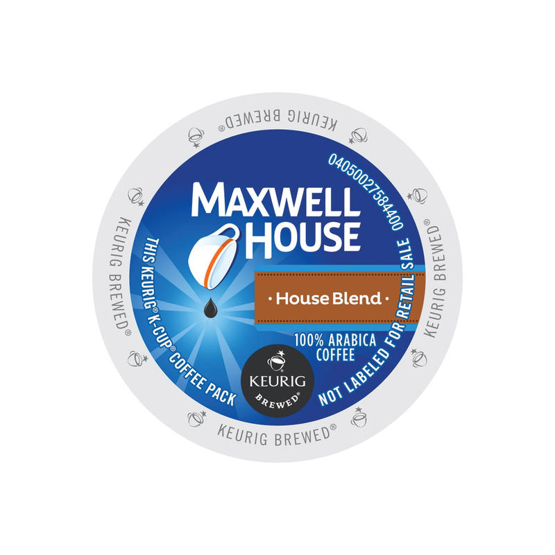 Maxwell House Single-Serve Coffee K-Cup, House Blend, Carton Of 24 (Min Order Qty 5) MPN:10611247353032