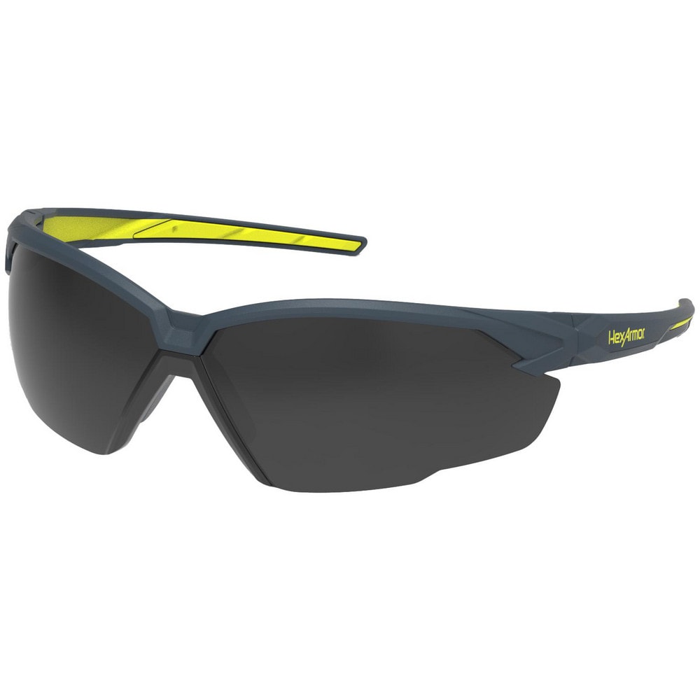 Safety Glasses, Type: Safety, Welding , Frame Style: Wrap Around, Half-Framed , Lens Coating: Anti-Fog & Anti-Scratch , Frame Color: Charcoal, Hi-Vis Yellow  MPN:11-31013-13