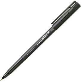 Sanford® Onyx Rolling Ball Pen Non-Refillable 0.7mm Black Ink Dozen 60143