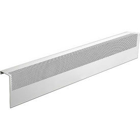 Baseboarders® Basic Series 3 ft Steel Easy Slip-on Baseboard Heater Cover White BC001-36-WHT