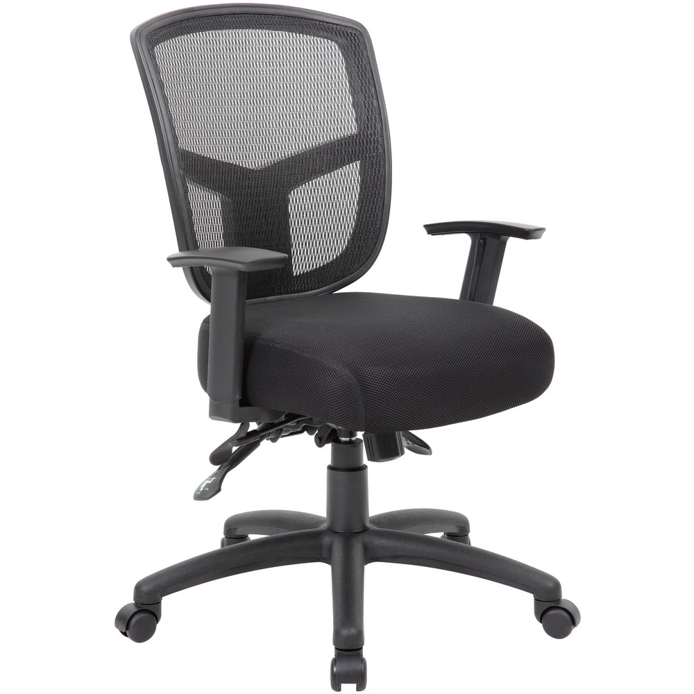 Task Chair:  Mesh,  Adjustable Height,  Black MPN:B6023