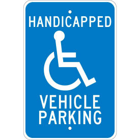 Aluminum Sign - Handicapped Vehicle Parking - .08