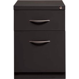 Interion® 2 Drawer Box/File Pedestal - 21-3/4