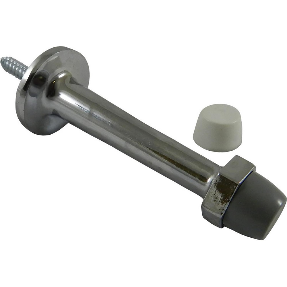 Stops, Type: Solid Door Stop , Finish/Coating: Chrome , Stop Material: Metal  MPN:2163CV