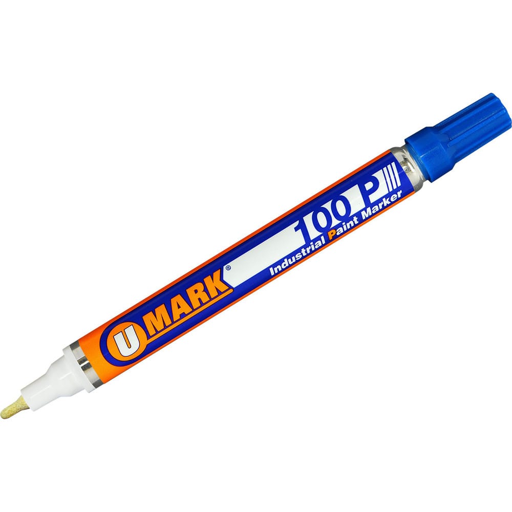 Markers & Paintsticks, Marker Type: Liquid Paint Marker, Tip Shape: Bullet, Color: Blue, Ink Type: Oil Base, Tip Type: Fine Line, For Use On: Dry or Damp Wood MPN:10202FL