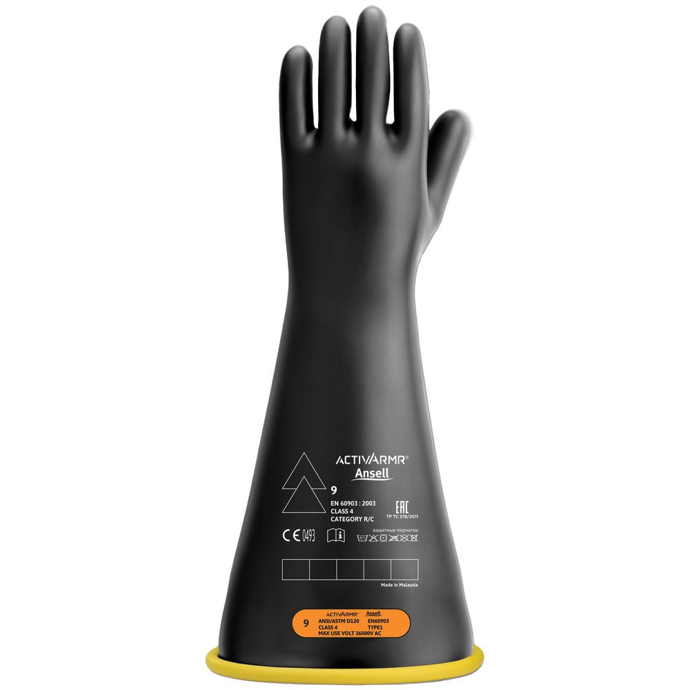 Electrical Protection Gloves & Leather Protectors, Glove Type: Electrical Protection Gloves, Rubber Voltage Gloves , Primary Material: Natural Latex Rubber  MPN:RIG418YBSC095