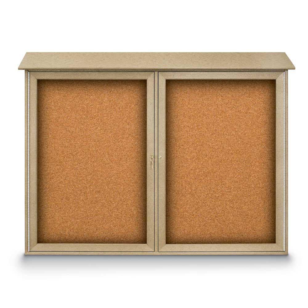 Enclosed Cork Bulletin Board: 52