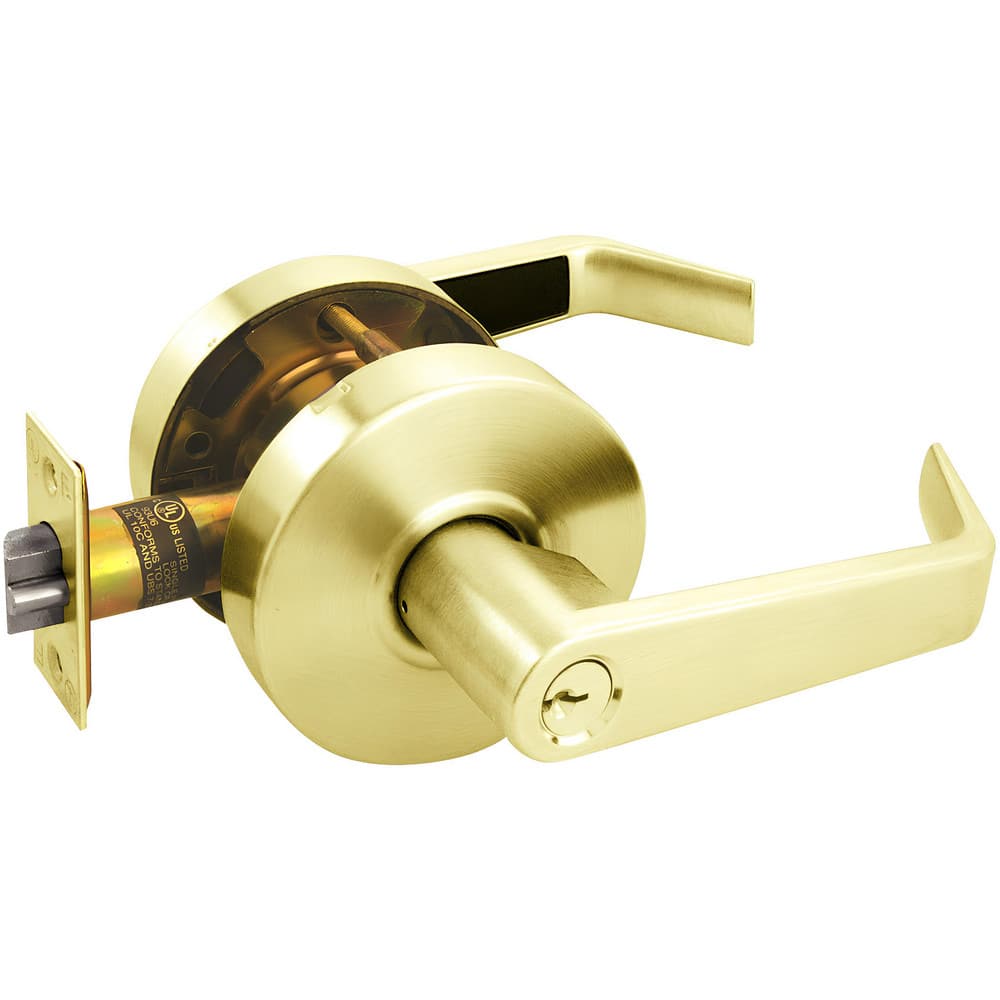Lever Locksets, Lockset Type: Storeroom , Key Type: Keyed Different , Back Set: 2-3/4 (Inch), Cylinder Type: Conventional , Material: Metal  MPN:RL12-SR-03